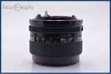【動作保証】 キヤノン Canon NEW FD 50mm F1.4 前後キャップ&amp;レンズフィルター付 同梱無料 #my1135