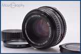 ミノルタ MINOLTA MD ROKKOR 50mm F1.7 前後キャップ&レンズフィルター付 同梱無料 #my1159