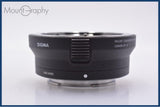 【動作保証】 シグマ SIGMA MOUNT CONVERTER MC-11 CANON EF-E 前後キャップ付 ソニーE用(AF) 同梱無料 #my1188
