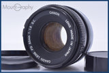 【動作保証】 キヤノン Canon FD 50mm F1.8 S.C. 前後キャップ&レンズフィルター付 同梱無料 #my1278