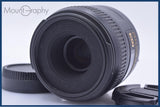 【動作保証】 ニコン Nikon AF-S Micro NIKKOR 40mm F2.8 G DX 前後キャップ付 同梱無料 #my593