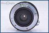 【動作保証】 コシナ COSINA 20mm F3.8 WIDE ANGLE MC 前後キャップ&レンズフィルター付 ニコンF用(MF) 同梱無料 #my624