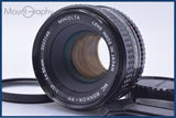 【動作保証】 ミノルタ MINOLTA MC ROKKOR-PF 50mm F1.7 前後キャップ&レンズフィルター付 同梱無料 #my686