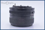 【動作保証】 キヤノン Canon New FD 35mm F2.8 前後キャップ&レンズフィルター付 同梱無料 #my688