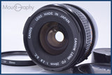【動作保証】 キヤノン Canon FD 28mm F2.8 S.C. 前後キャップ&レンズフィルター付 同梱無料 #my722