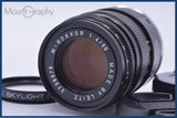 【動作保証】 ミノルタ MINOLTA M-ROKKOR 90mm F4 前後キャップ&レンズフィルター付 同梱無料 #my727