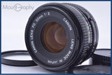 【動作保証】 キヤノン Canon NEW FD 50mm F2 前後キャップ&amp;レンズフィルター付 同梱無料 #my922
