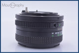 【動作保証】 キヤノン Canon NEW FD 50mm F2 前後キャップ&amp;レンズフィルター付 同梱無料 #my922