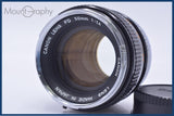【動作保証】 キヤノン Canon FD 50mm F1.4 後キャップ付 同梱無料 #my927