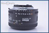 ニコン Nikon AF NIKKOR 50mm F1.8 前後キャップ&amp;レンズフィルター付 同梱無料 #my996