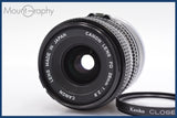 ★極上美品★ CANON キヤノン NEW FD 28mm F2.8 + EXTENSION TUBE FD 25 同梱可 #R119