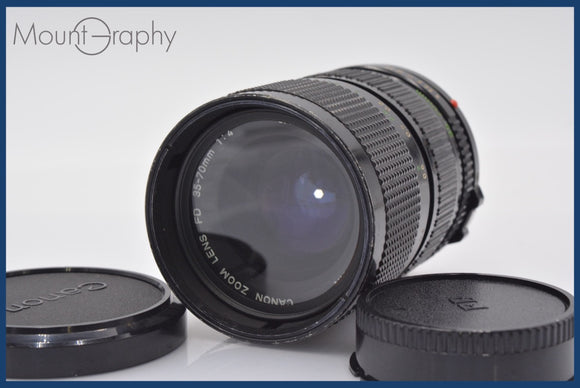 ★良品★ キヤノン Canon NEW FD 35-70mm F4 前後キャップ&レンズフィルター付 同梱可 #R217