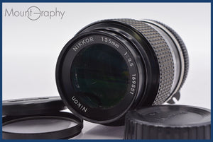 ☆実用美品☆ ニコン Nikon NIKKOR 135mm F3.5 非Ai 前後