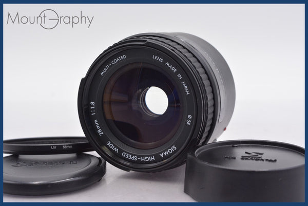 ★美品★SIGMA シグマ HI-SP WIDE 28mm F1.8 キャノン用 ☆特別特価☆ シグマ SIGMA HIGH-SPEED WIDE 28mm F1.8 デジタル