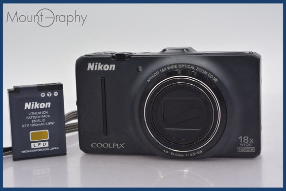 ★極上美品★ ニコン Nikon COOLPIX S9300 18x バッテリー付属 ★完動★同梱可 #R241