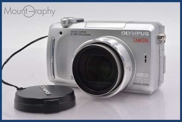 ★極上美品★ オリンパス Olympus CAMEDIA C-760 10x 前キャップ付 ★完動★同梱可 #R246