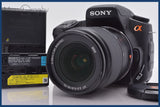★極上美品★ ソニー SONY α200 + SONY DT 18-70mm F3.5-5.6 MACRO 前キャップ、バッテリー、充電器付 同梱無料 #R275