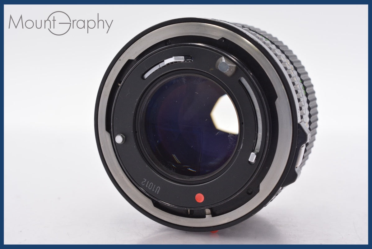 ★美品★キャノン CANON NEW FD 50mm F1.4 ★前後キャップ★ ☆特別特価☆ キヤノン Canon NEW FD 50mm F1.4 前後キャップ&レンズ