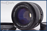 ★良品★ キヤノン Canon NEW FD 50mm F1.4 前後キャップ&amp;レンズフィルター付 ★完動★同梱無料 #R295