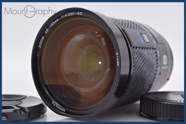 ☆良品☆ ミノルタ MINOLTA AF ZOOM 28-135mm F4-4.5 前後キャップ付