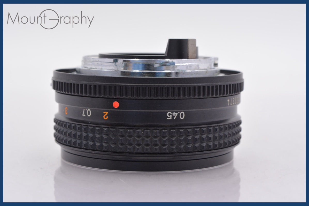 ☆極上美品☆ コニカ KONICA HEXANON AR 40mm F1.8 前後キャップ