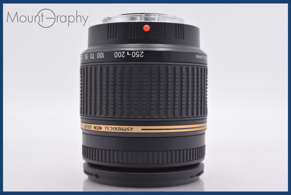 ☆極上美品☆ タムロン TAMRON AF ASPHERICAL LD Di II 18-250mm F3.5