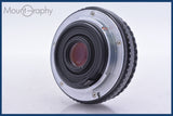 【美品・動作保証】 ペンタックス PENTAX SMC PENTAX-M 40mm F2.8 前後キャップ&amp;レンズフィルター付 同梱無料 #R392