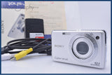 【動作保証】 ソニー SONY Cyber-shot DSC-W220 4X 元箱、バッテリー、充電器、取扱説明書付属 同梱無料 #R533