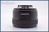 【美品・動作保証】 ヨンヌオ YONGNUO YN 50mm F1.8 N 元箱、前後キャップ、フィルター、取扱説明書(中国語/英語)付 ニコンF用(AF) #yk10009