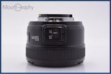 【美品・動作保証】 ヨンヌオ YONGNUO YN 50mm F1.8 N 元箱、前後キャップ、フィルター、取扱説明書(中国語/英語)付 ニコンF用(AF) #yk10009