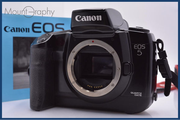 完動品　Canon EOS 5 QUARTZ DATE 本体＋VG 10　説明書 難あり キヤノン Canon EOS 5 QUARTZ DATE 取扱説明書付 同梱無料