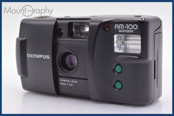 ★特別特価★ オリンパス Olympus AM-100 QUARTZDATE 35mm F3.5 単4電池仕様 同梱可 #yk2146