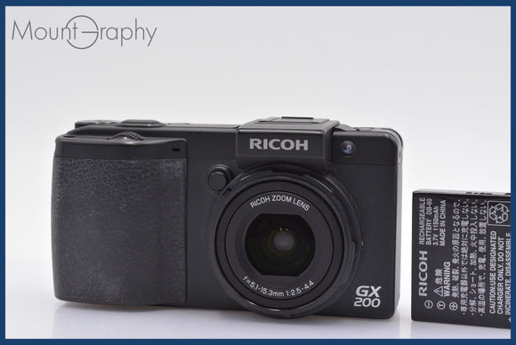 ★良品★ リコー RICOH GX 200 3x バッテリー付属 同梱可 #yk2163