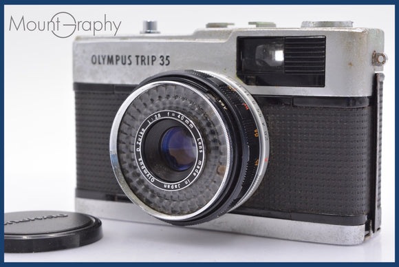 ★極上美品★ オリンパス Olympus TRIP 35 40mm F2.8 レンズキャップ付属 ★完動★同梱可 #yk2428