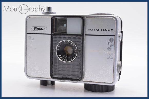 ★極上美品★ リコー RICOH AUTO HALF E 25mm F2.8 ★完動★同梱可 #yk2777