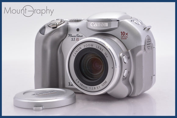 ★特別特価★ キヤノン Canon Power Shot S1 IS 10x 単三電池仕様 前キャップ付 同梱可 #yk5409