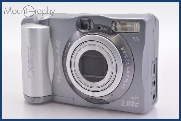 ★極上美品★ キヤノン Canon Power Shot A40 3x 単三電池仕様 ★完動★同梱可 #yk5445