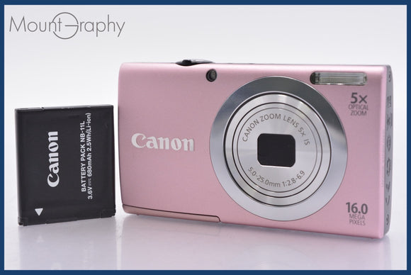 ★極上美品★ キヤノン Canon Power Shot A2400 IS 5x バッテリー付属 ★完動★同梱可 #yk5453