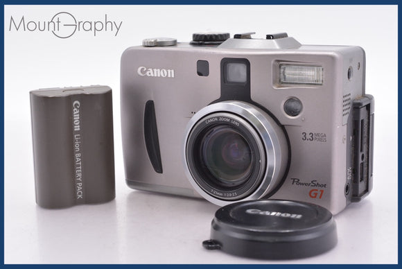 ★特別特価★ キヤノン Canon Power Shot G1 3x バッテリー、前キャップ付属 同梱可 #yk5461