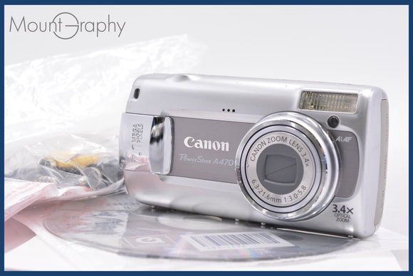 ★極上美品★ キヤノン Canon Power Shot A470 3.4x ★完動★同梱可 #yk5467
