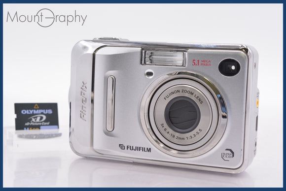 ★極上美品★ 富士フィルム FUJIFILM FinePix A500 3x 単三電池仕様 メモリーカード付属 ★完動★同梱可 #yk5487