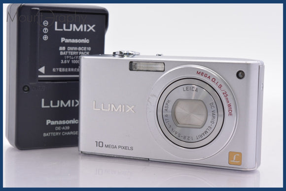 ★極上美品★ パナソニック Panasonic LUMIX DMC-FX35 4x バッテリー、充電器付属 同梱可 #yk5493