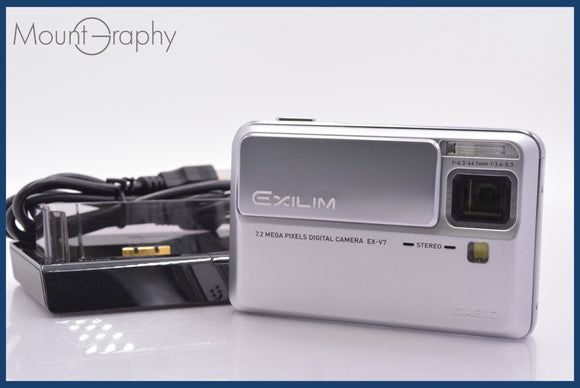 ★実用美品★ カシオ CASIO EXILIM EX-V7 7x 本体充電スタンド付属 同梱可 #yk5522