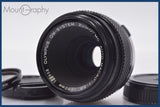 オリンパス Olympus OM-SYSTEM ZUIKO MC AUTO-MACRO 50mm F3.5 前後キャップ&amp;レンズフィルター付 同梱無料 #yk5971