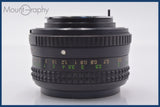 【動作保証】 ミノルタ MINOLTA MD ROKKOR 50mm F1.4 前後キャップ&amp;レンズフィルター付 同梱無料 #yk6037
