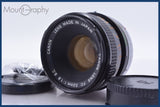 キヤノン Canon FD 50mm F1.8 S.C. 前後キャップ&amp;レンズフィルター付 同梱無料 #yk6345