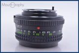 【動作保証】 ミノルタ MINOLTA MD ROKKOR 50mm F1.7 前後キャップ&amp;レンズフィルター付 同梱無料 #yk7041