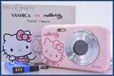 【美品・動作保証】 ヤシカ YASHICA DIGITAL CAMERA Hallo Kitty DZ-100 元箱、バッテリー、ストラップ、キーホルダー、メモリーカード #yk7110