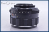 【動作保証】 ペンタックス PENTAX Super-TAKUMAR 55mm F1.8 前期 前後キャップ&amp;レンズフィルター付 同梱無料 #yk7319