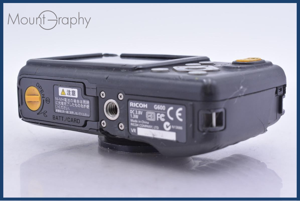 リコー RICOH G600 単4電池仕様 同梱無料 #yk7507 – MountGraphy